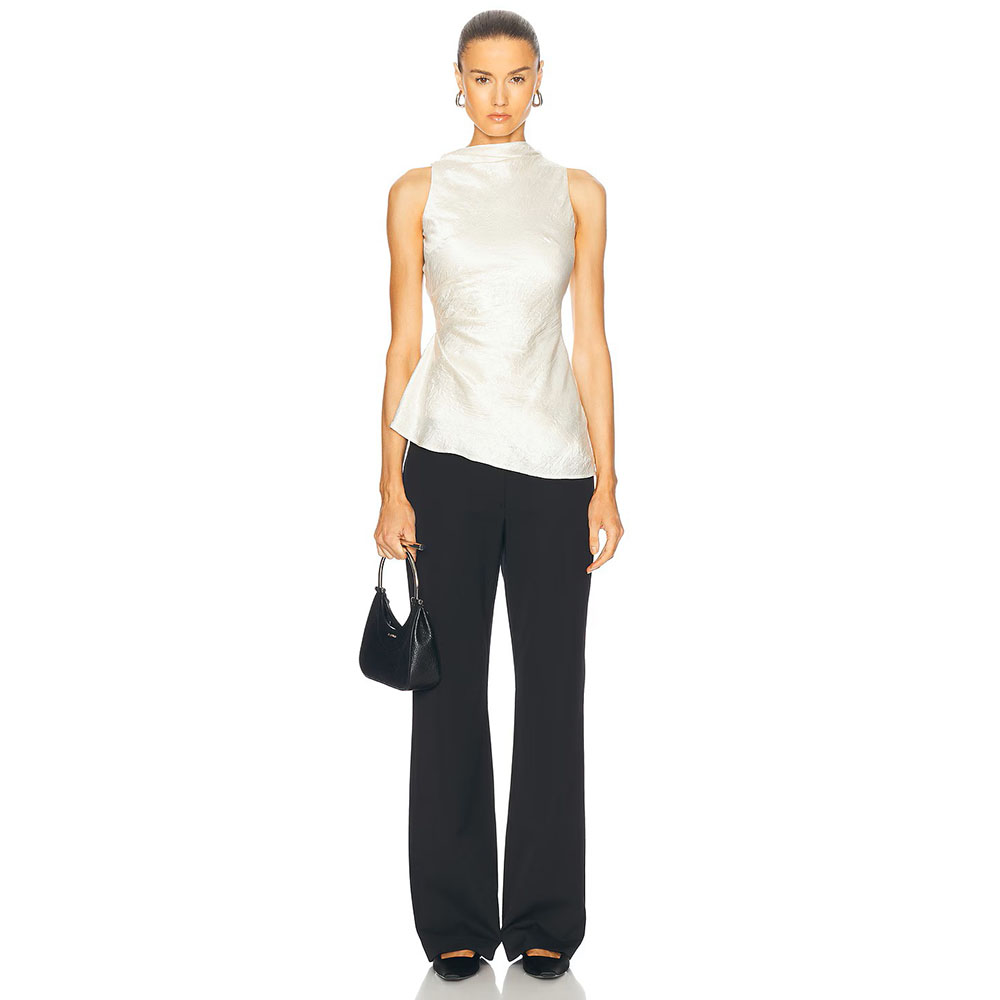 ALEXANDER MCQUEEN Draped Satin Top-2