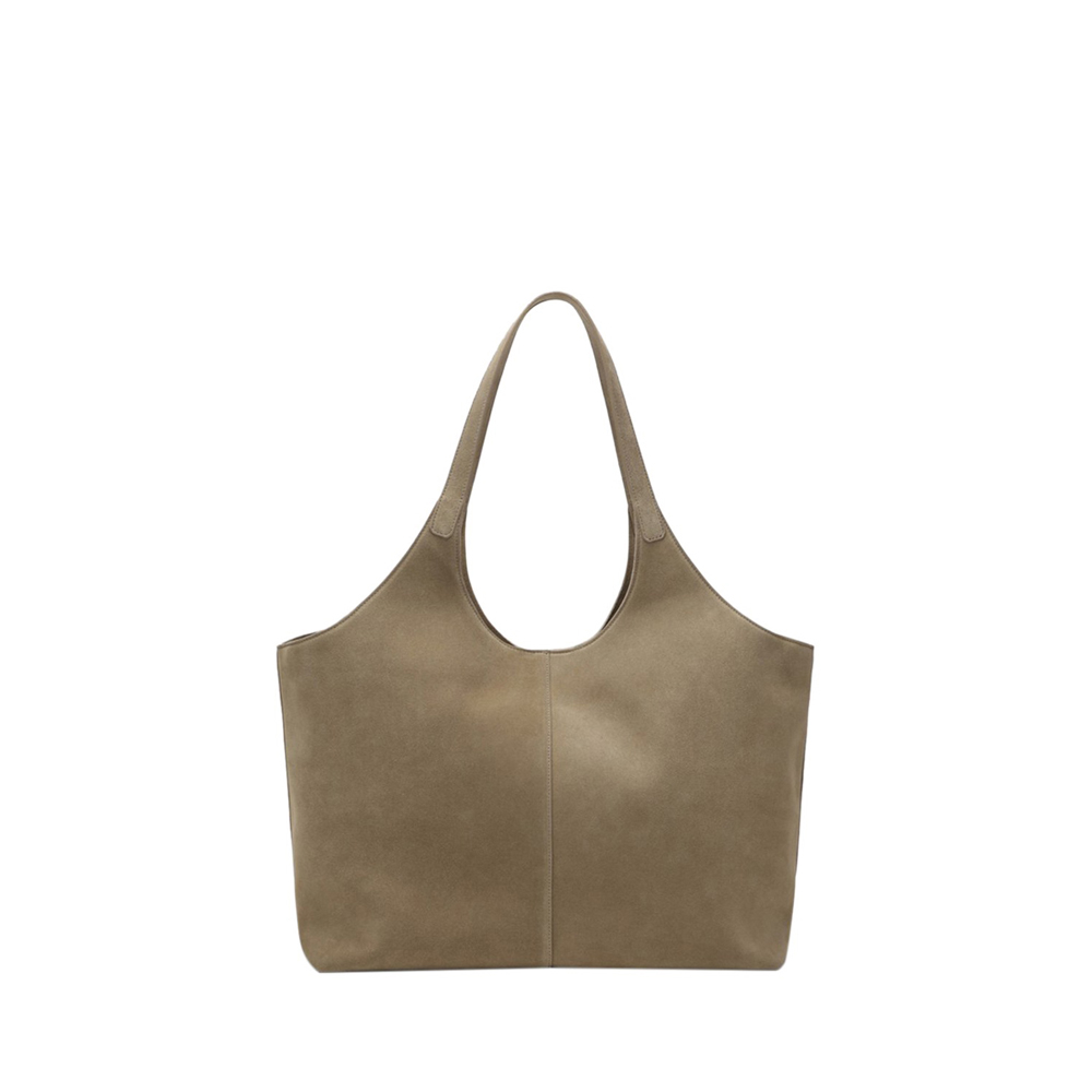 AESTHER EKME Green Cabas Supple Xl Suede Bag-1