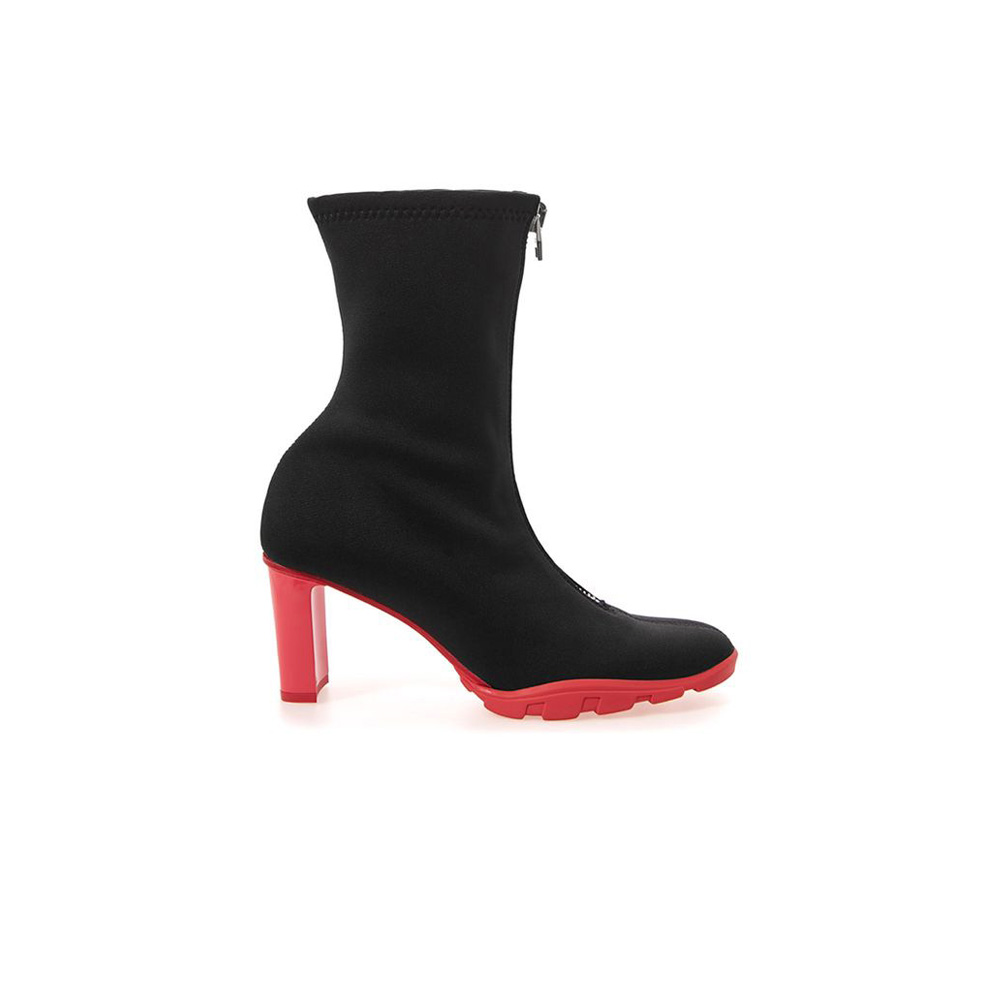 Alexander McQueen Black Neoprene Boot-1