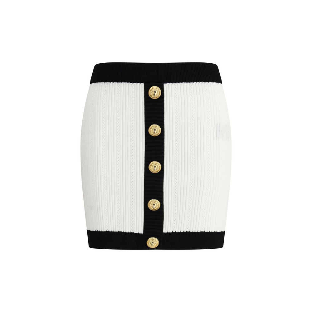 BALMAIN Knit Mini Skirt-1