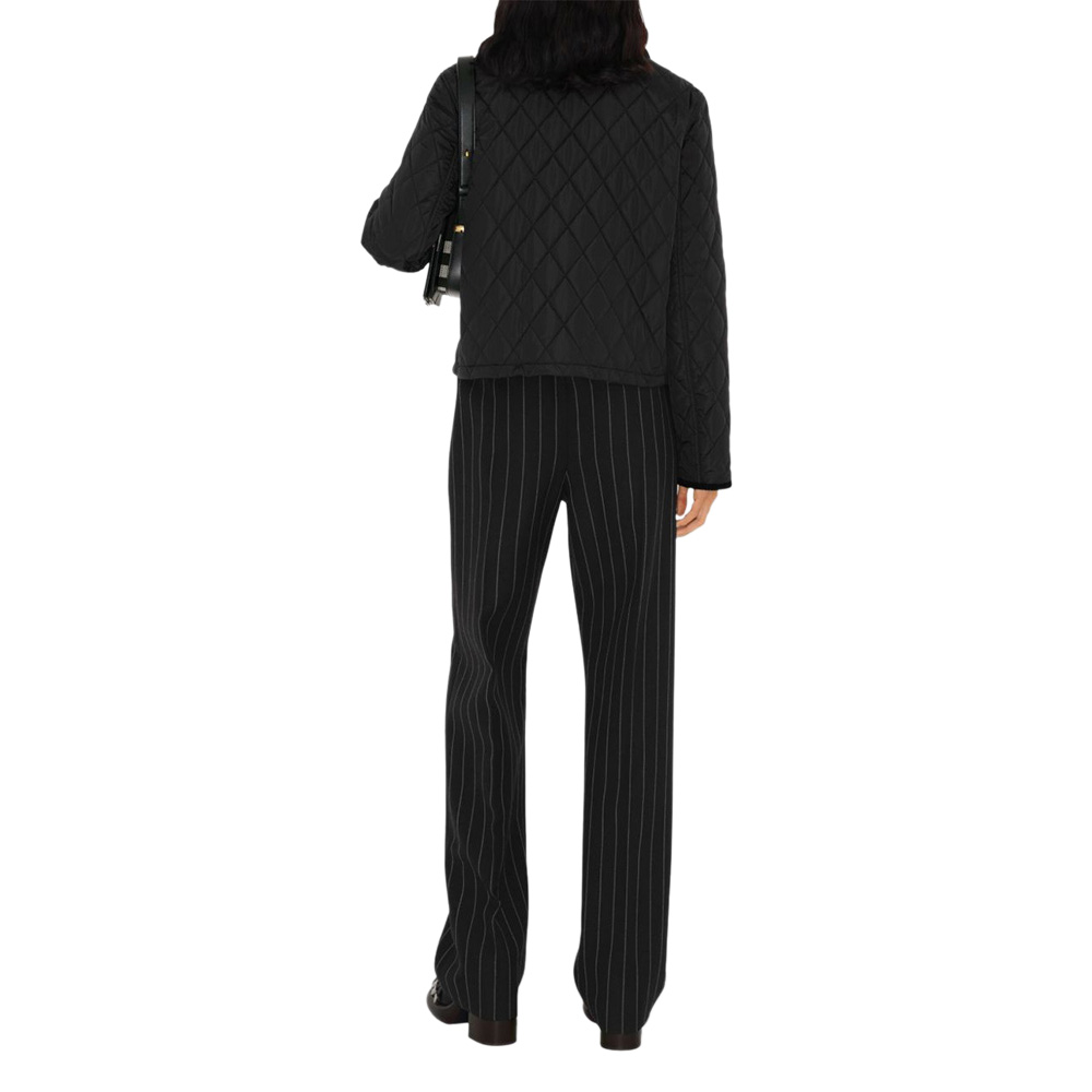 BURBERRY Cropped Quilted Nylon Jacket-4