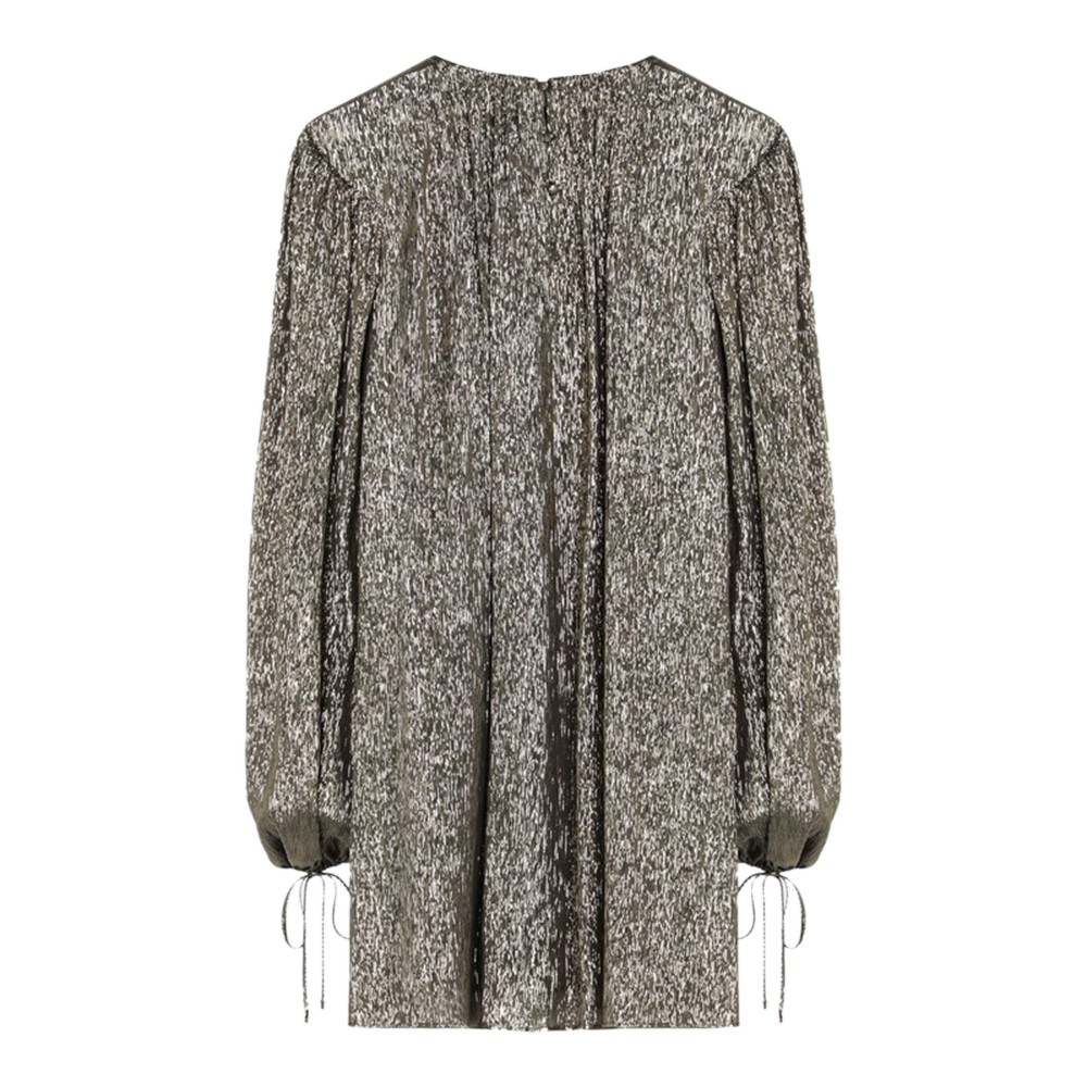 ワンピース CHLOE BLACK/GOLD MINI DRESS IN LAME BLEND CHLOEBlack/Gold Mini Dress In Lamé Blend – Gracefully Hers