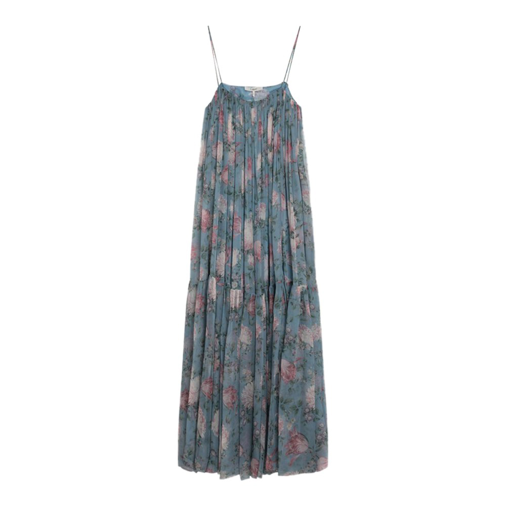 CHLOE Floral Silk Dress-1