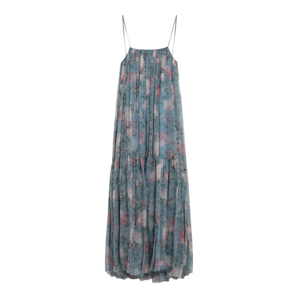 CHLOE Floral Silk Dress-2