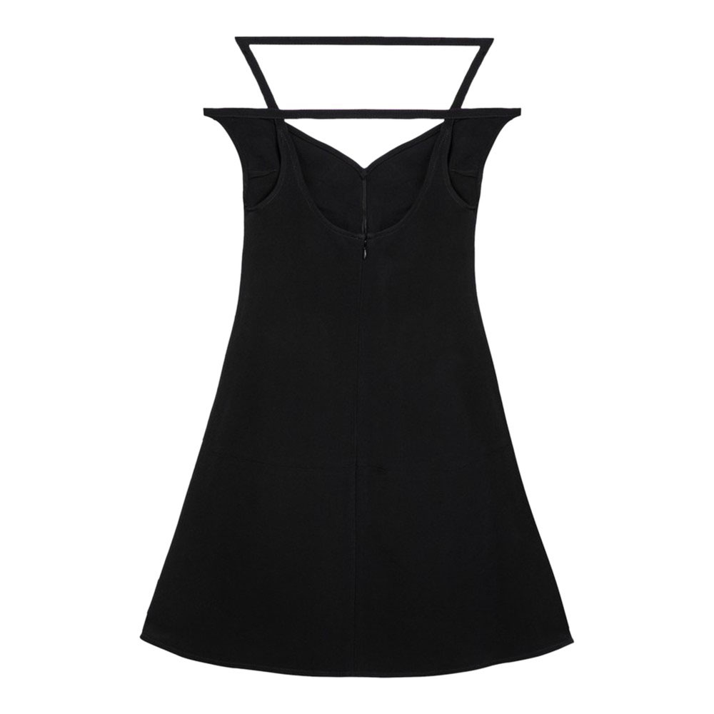 COURREGES Ellipse Viscose Bustier Mini Dress-2