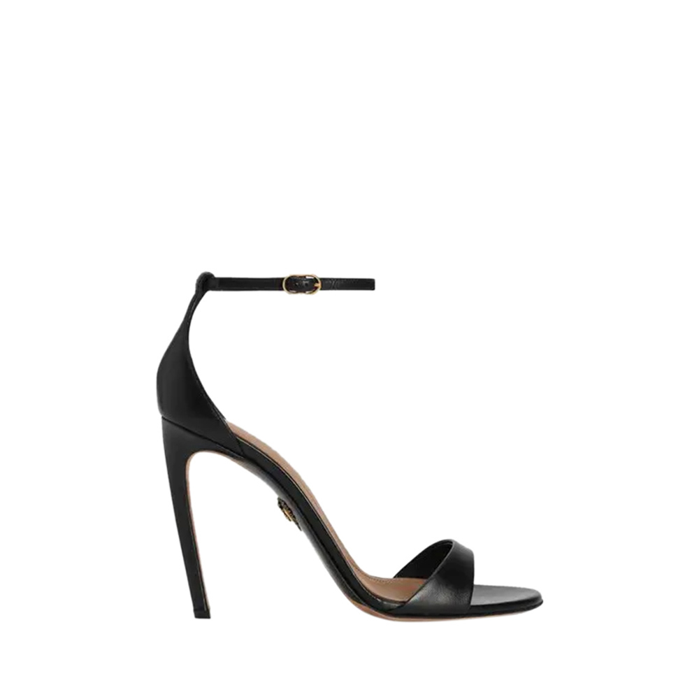 DOLCE & GABBANA Black Patent Leather Devotion Sandals-1