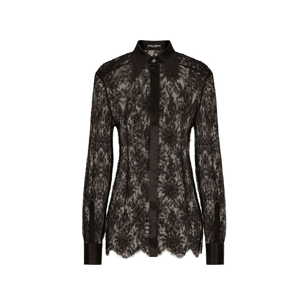 DOLCE & GABBANA Semi-Transparent Shirt-1