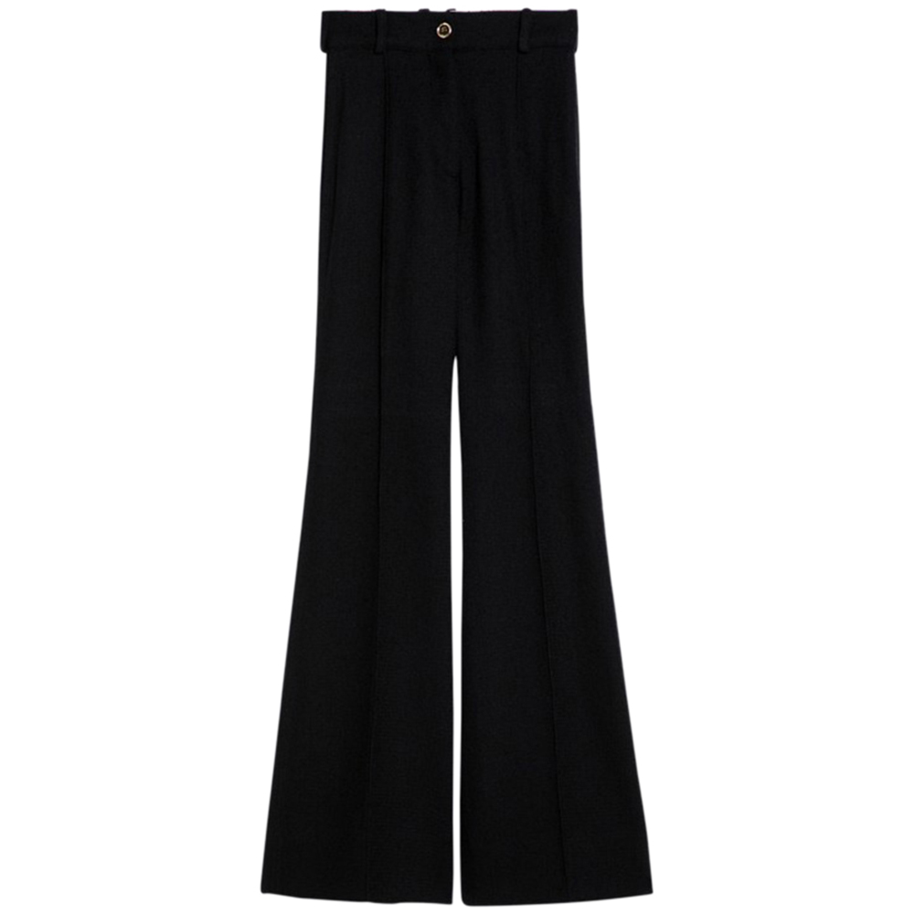 PATOU Wool Bell-Bottom Pants-1