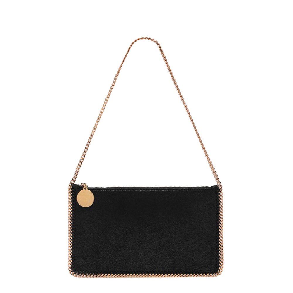 STELLA McCARTNEY Black Falabella Clutch Shoulder Bag-1
