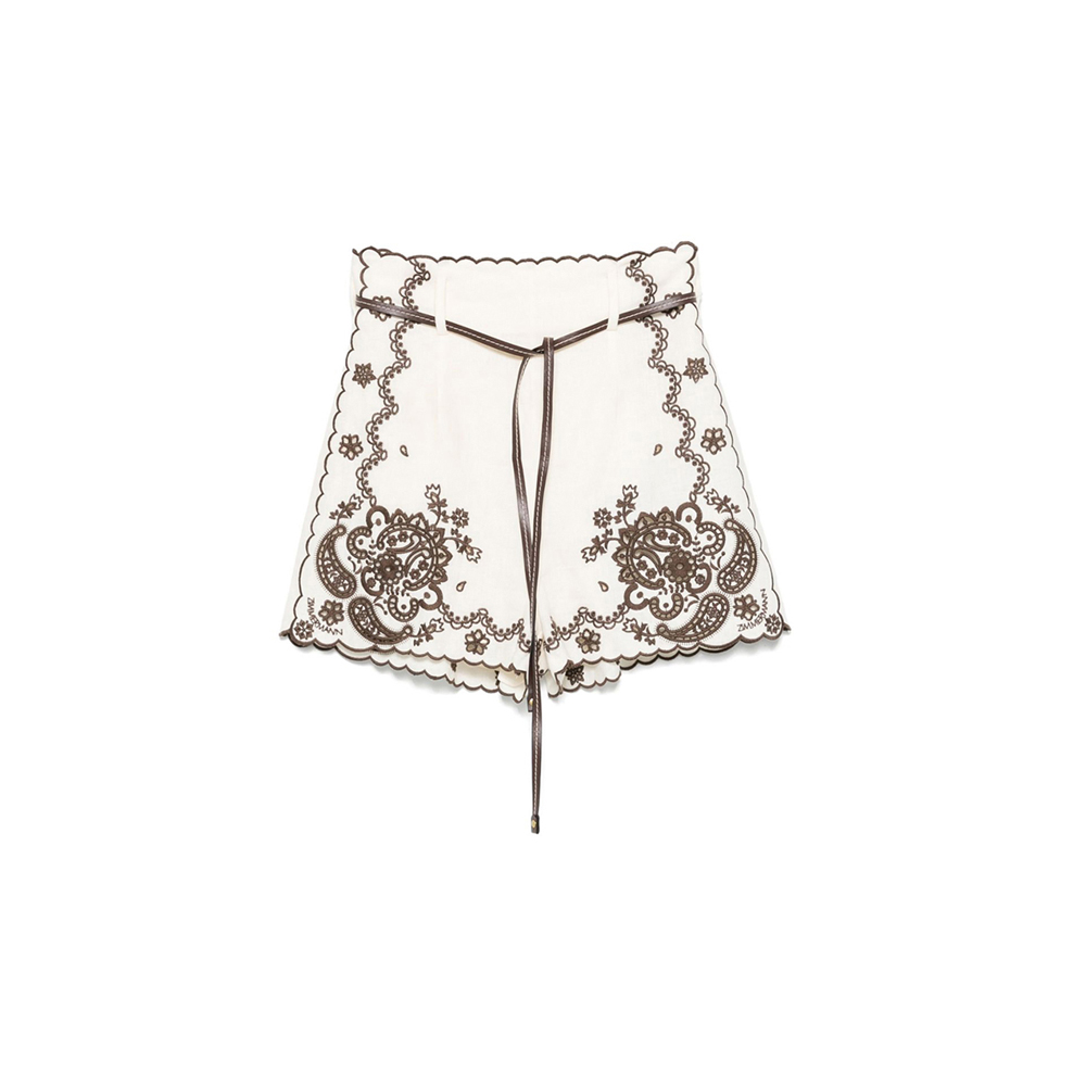 ZIMMERMANN Ascension Embroidered Short-1