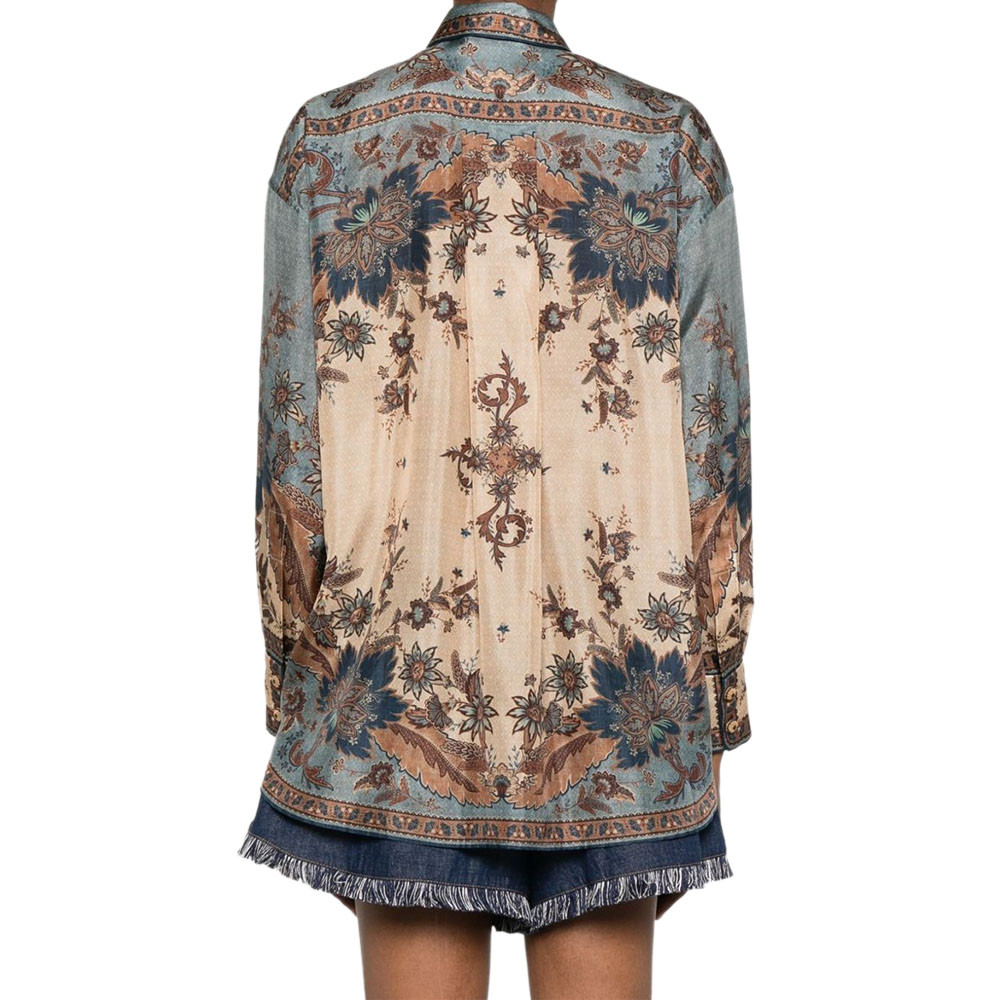 ZIMMERMANN Ruffle Floral-Print Shirt-3